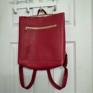 Portland Leather Pink Backpack Purse - Stylish Everyday Carry